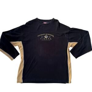 Vtg 90s Varsity Classics Heavyweight University of Missouri Mizzou Long Sleeve L